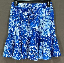 Nwt DEE DEE Blue FLORAL Crepe