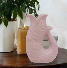 Fish Glug Jug - Pink