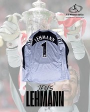 JENS LEHMANN ARSENAL FC LEGEND INVINCIBLE GENUINEHAND SIGNED AUTHENTIC COA
