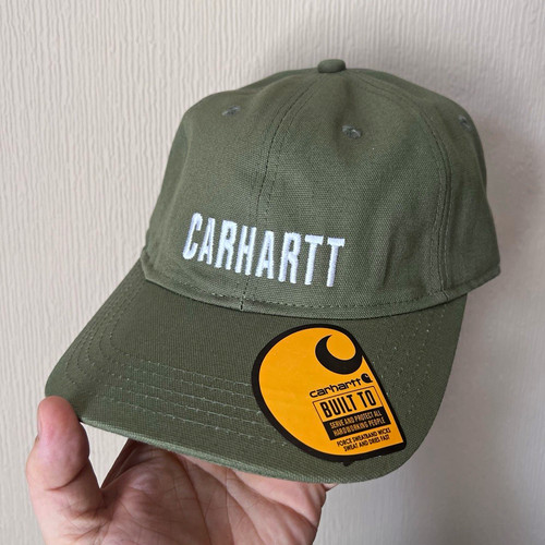 Carhartt green cotton canvas - green,