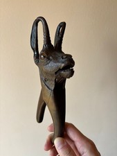 Antique Black Forest Germany Hand-carved Ram Nutcracker 