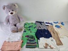 M&S 12pcs Baby Clothes Bundle Bear Pjs T-shirts Pant Size UK 18-24 Months NEW F2