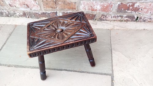 Antique hand carved - carved, wooden