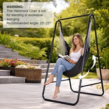 Hammock Chair Stand with Swing