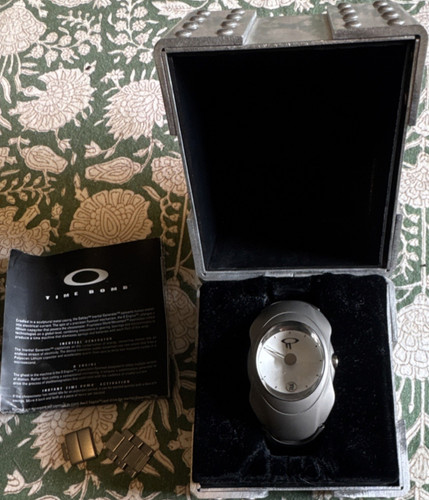 Oakley time bomb titanium - bomb, w/