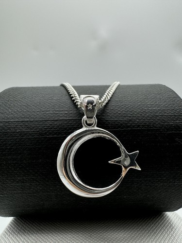 925 solid sterling - solid, moon