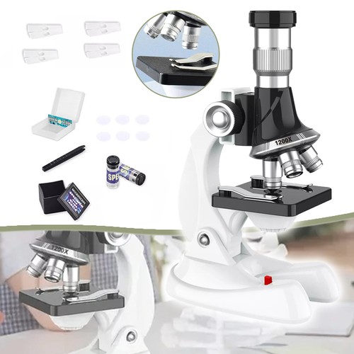 100x 1200x microscope kids - 100x-1200x,