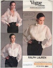 1987 Vintage VOGUE Sewing