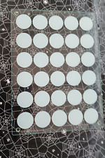 large glass chopping board worktop saver clear With White Spots 