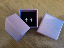 Diamante & Silver Cross