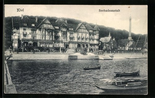 Kiel seaside resort postcard - kiel,,
