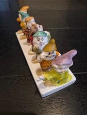 Vintage Clover / Disney Snow White & The 7 Dwarfs Ceramic Toast Rack