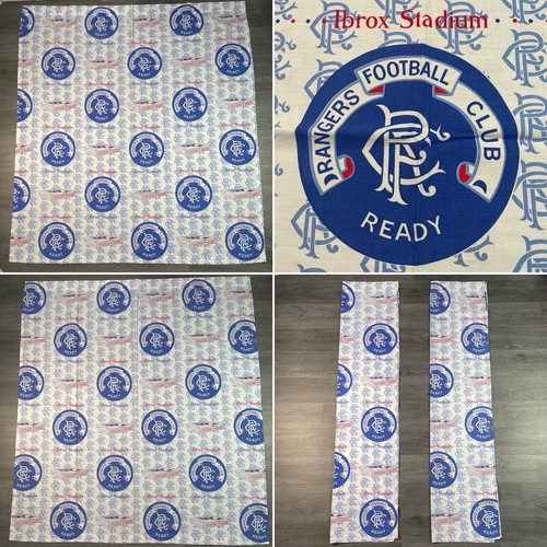 Vtg curtains rangers football - rangers,
