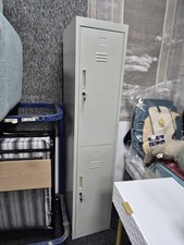 2 Single Doors Silver Grey