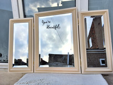 TRIPLE FOLDING CREAM COLOURED