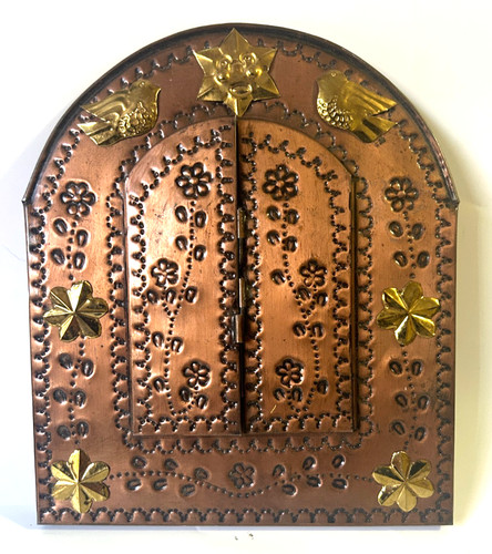 Mexican nicho mirror - mexican, punched