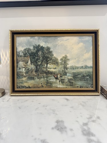 Vintage framed the - the, hay