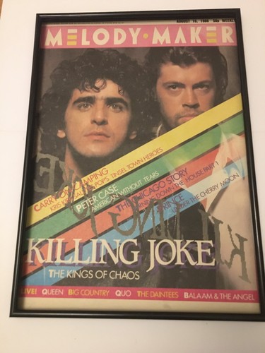 Killing joke 1986 framed - joke-1986,