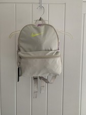 Nike Small Mini Backpack Just Do It Logo Grey Bag