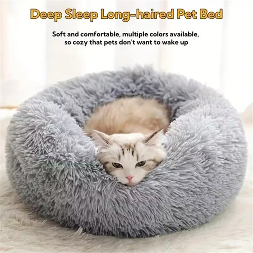 Dog bed donut soft round - dog,
