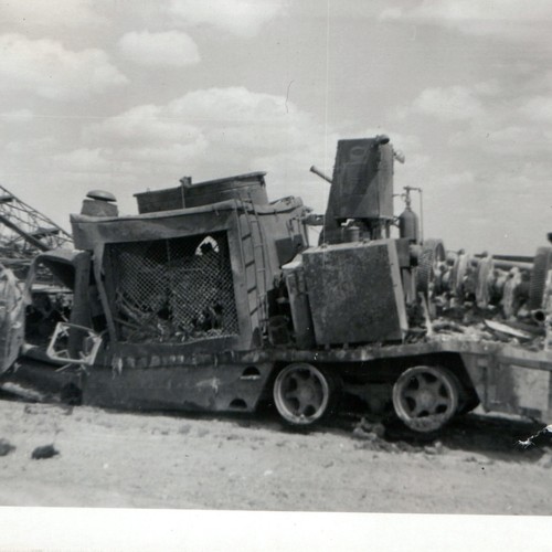 C1940s oilfield collapsed - c1940s,