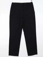 Womens Black Polyester Blend