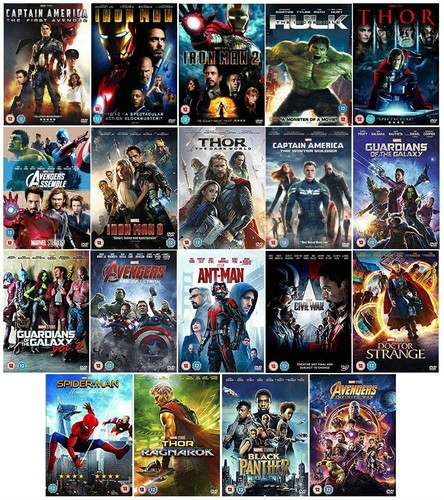 Various marvel dvd blu - dvd,