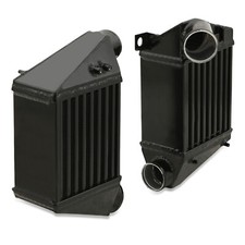 BLACK ALUMINIUM SIDE MOUNT INTERCOOLER KIT FOR AUDI TT 1.8T QUATTRO 225BHP 98-06