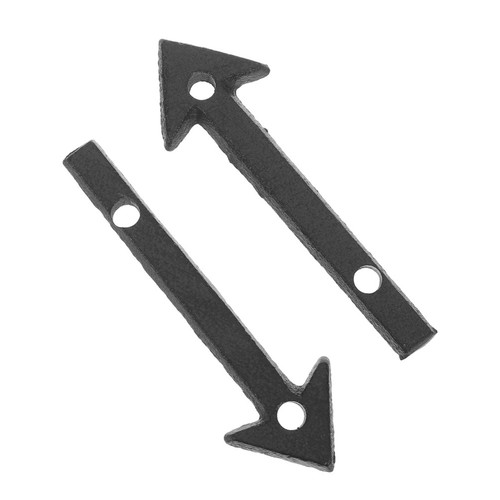 Vintage cast iron - iron, arrow