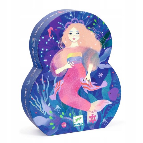 Djeco ella mermaid 36pc - mermaid,