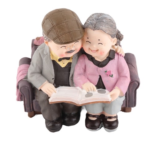 Resin couple figurine happy - resin,