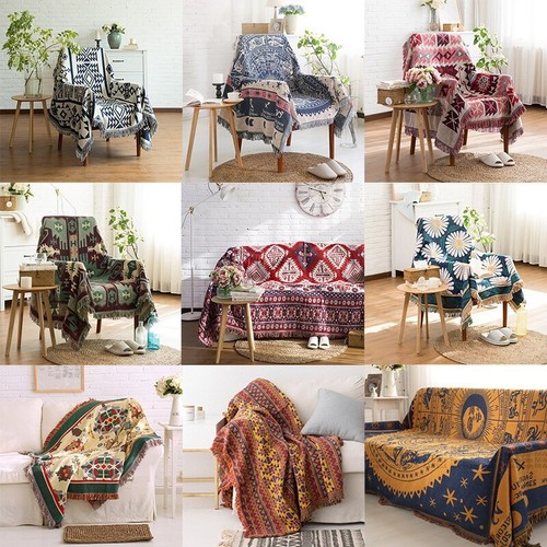 Boho sofa blanket - boho, throw