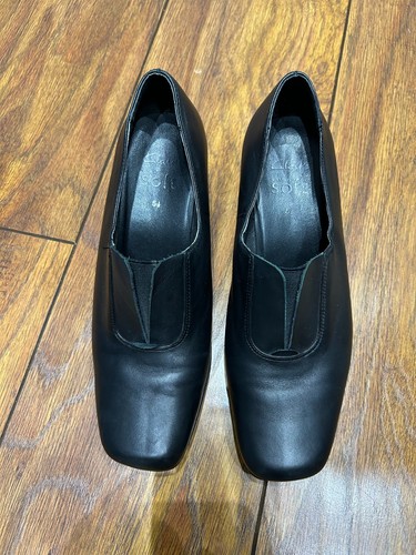 Clarks ladies black leather - ladies,