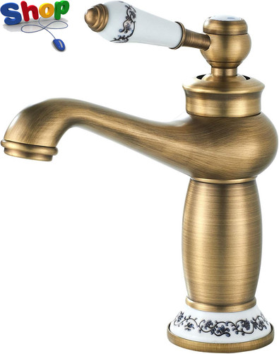 Bathroom sink taps - bathroom, retro
