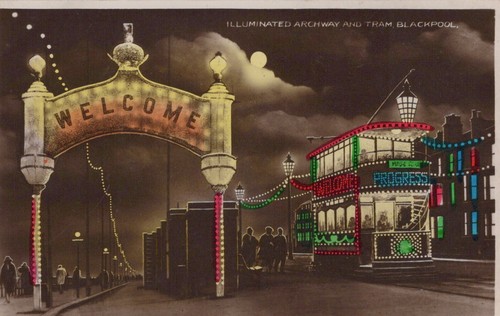 Lancashire postcard blackpool - lancashire,