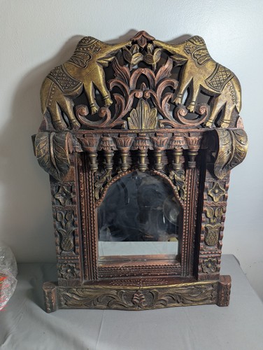 Vintage jharokha hand - jharokha, carved