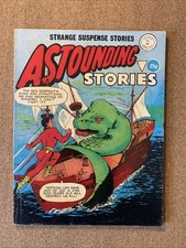 Astounding Stories #153 FN+ The Jaguar 1950s/60s Reprints Alan Class 1980s