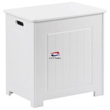 Laundry Basket Wooden Bathroom