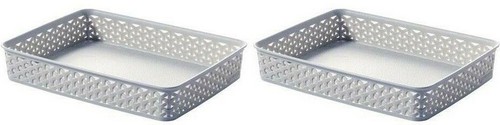 Curver nestable rattan - 2x,