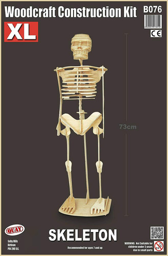 Skeleton large woodcraft - large,