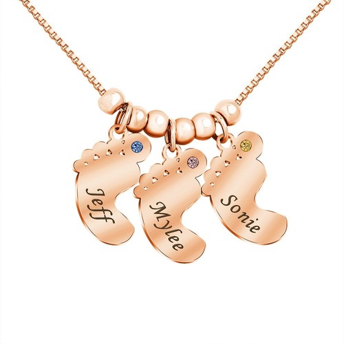 Baby name necklace - necklace,