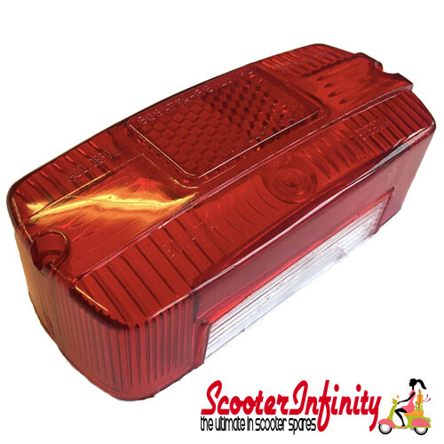 Rear light lens - lambretta, (li