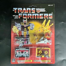 Transformers G1 Reissue Soundwave Laserbeak Frenzy Slamdance Action Figure NEW