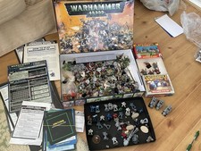Lot Mixed Warhammer Figures inc Space Marines in Original 40K 3rd Edition Box