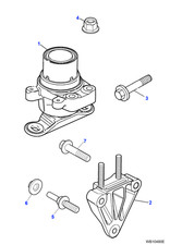Jaguar Genuine Support Bracket