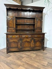 Vintage Georgian Style Oak & Walnut Dresser