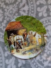 Bone China Plate "The Blacksmith" (8) 8"(21cm) by Royal Doulton, 1990
