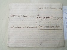 Vellum Indenture 1849 Property in Deal, Kent