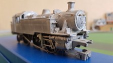 Kit built OO gauge diecast 2-6-2T Prairie tank engine on chassis, needs attn