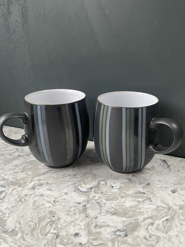 Denby pair mugs jet - mugs,